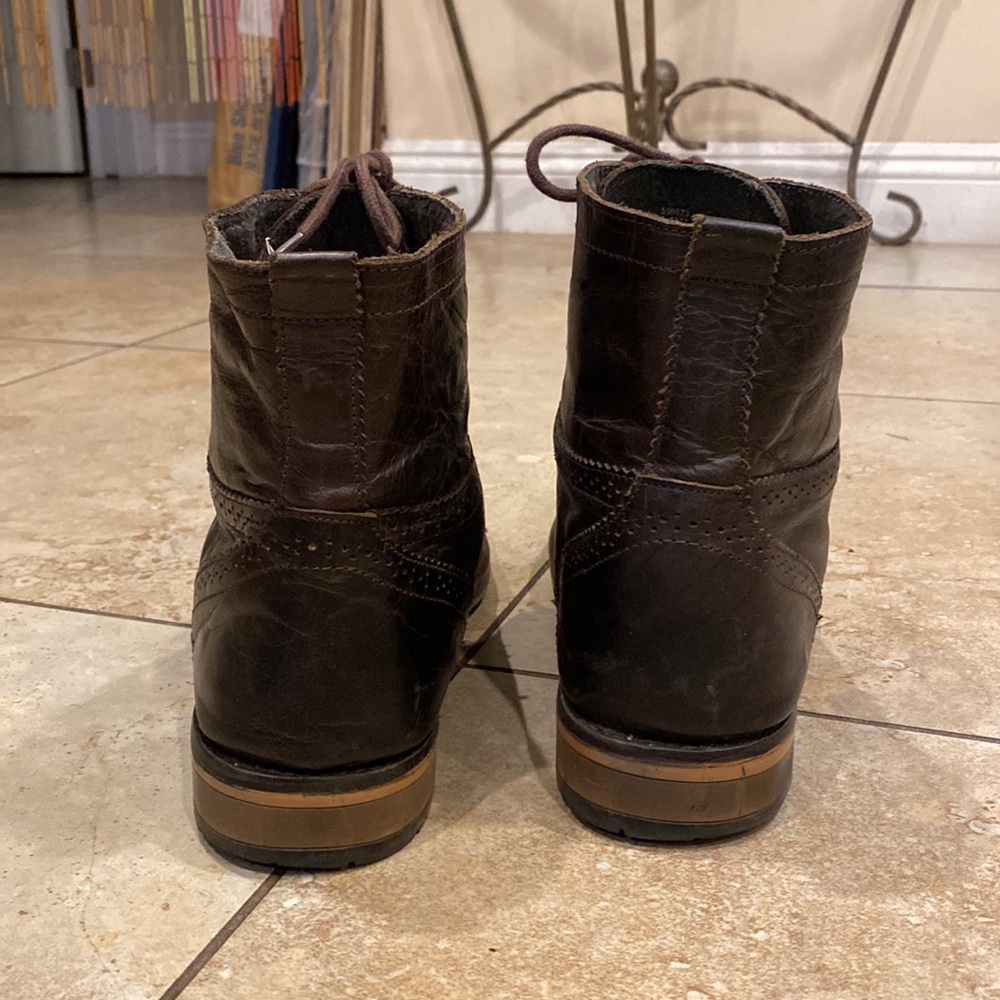 Jeffery Tyler Leather Man’s Lace Boots size 13 - Picture 7 of 16